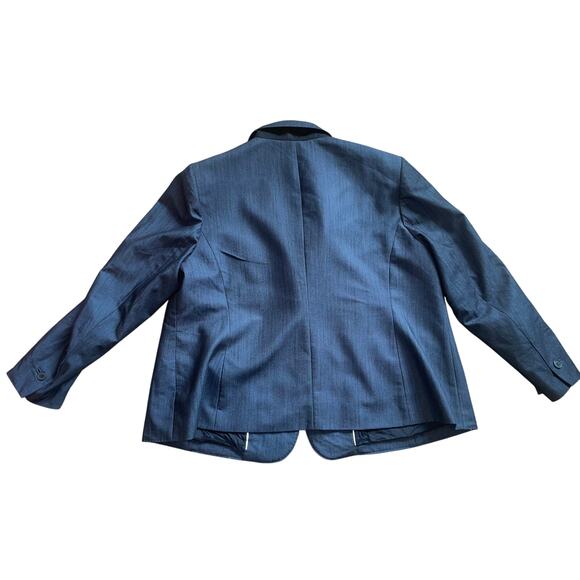 Anne Klein Navy Single Button Blazer - Size 20W *** - Picture 2 of 5